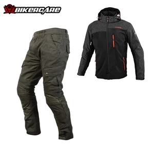 ÁO GIÁP KOMINE JK-1143 PHẢN QUANG - QUẦN GIÁP KOMINE PK-7443