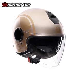 MŨ BẢO HIỂM 3/4 AGV ETERES - SIROLO MATT WHITE/GOLD - 2024
