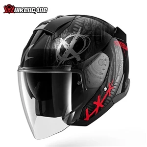 MŨ BẢO HIỂM 3/4 SHARK SKWAL JET SHIEVER Black Anthracite Red
