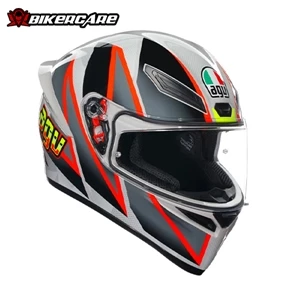 MŨ BẢO HIỂM FULLFACE AGV K1 S - BLIPPER GREY/RED - 2024