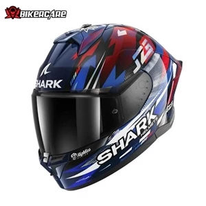 MŨ BẢO HIỂM FULLFACE SHARK SKWAL CUP REPLICA ZARCO FRENCH GP Blue Chrome Red