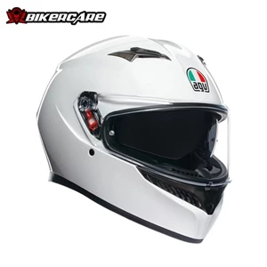 MŨ BẢO HIỂM FULLFACE AGV K3 - MONO SETA WHITE - 2024