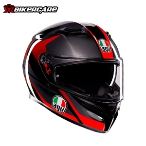 MŨ BẢO HIỂM FULLFACE AGV K3 - STRIGA BLACK/GREY/RED - 2024