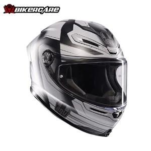 MŨ BẢO HIỂM FULLFACE AGV K6 S - ULTRASONIC MATT BLACK/GREY - 2024