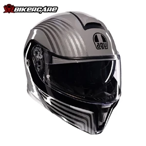 MŨ BẢO HIỂM LẬT HÀM AGV STREETMODULAR - ISEO GREY/BLACK - 2024