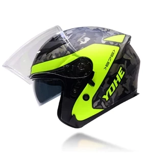 MŨ BẢO HIỂM 3/4 YOHE 878 2 KÍNH